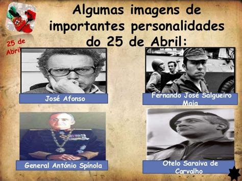 25 de abril pessoas importantes